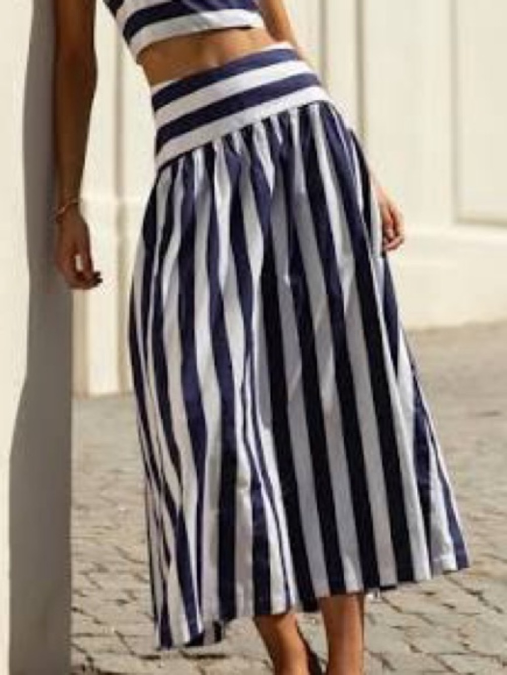 Striped Lusana Skirt